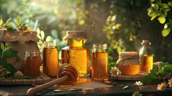 Découvrez notre gamme de produits purs et naturels: miels, huiles et plantes